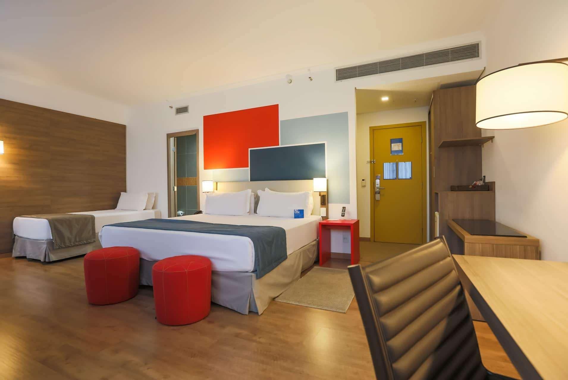 Отель Tryp By Wyndham Рибейран-Прету Экстерьер фото A room at the hotel